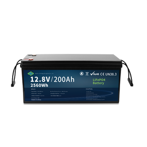 12,8 V 200 Ah 2560 Wh LiFePO4-batterij