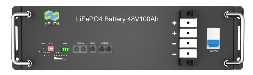 2560 Wh 2U-moudle Rack-type LiFePO4-batterij
